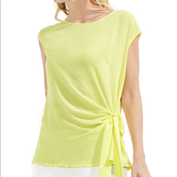 Vince Camuto Tops - NEW Vince Camuto Key Lime Blouse Petite Size